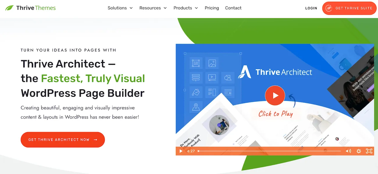 best-drag-and-drop-wordpress-page-builder-thrive-architect-home