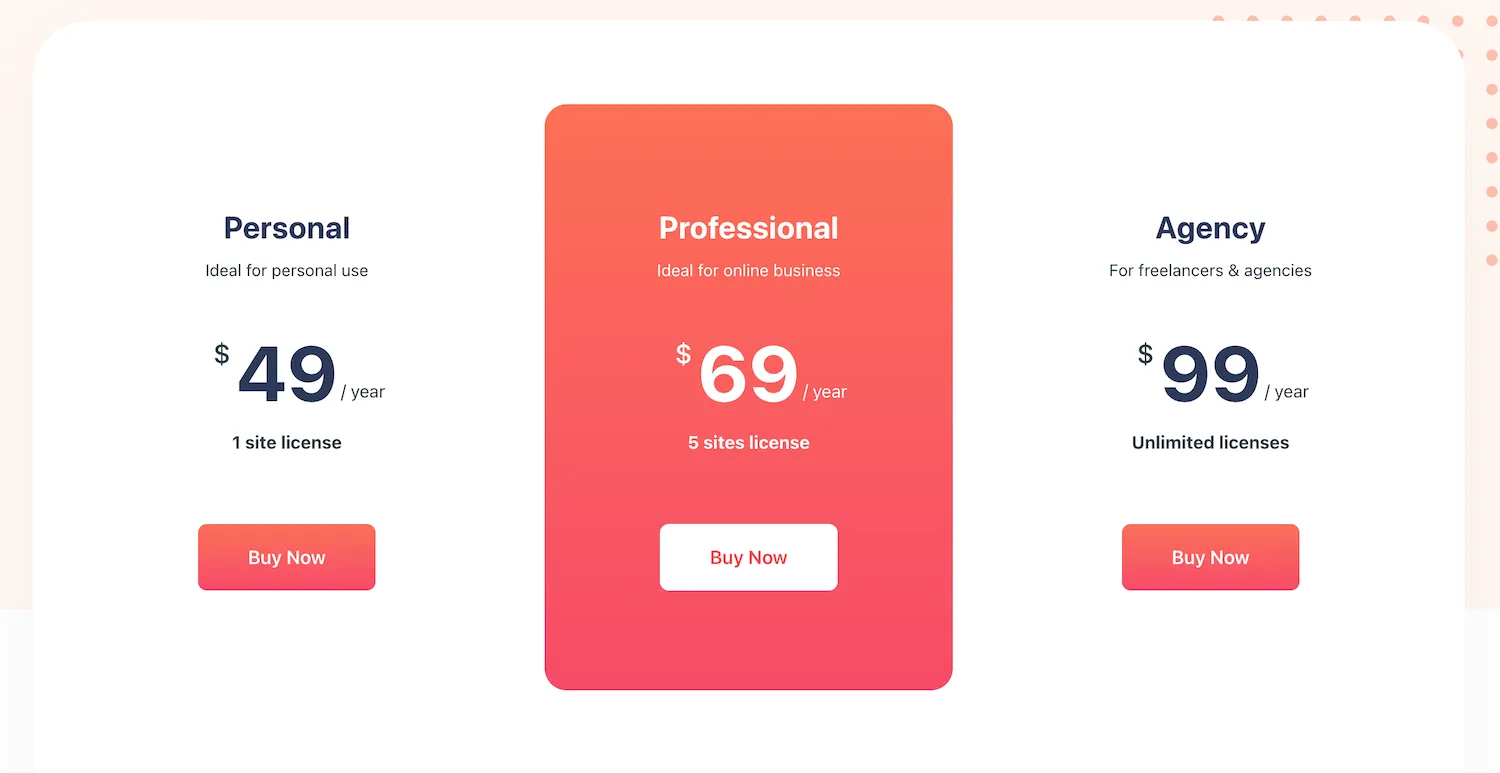blocksy pro review blog pricing