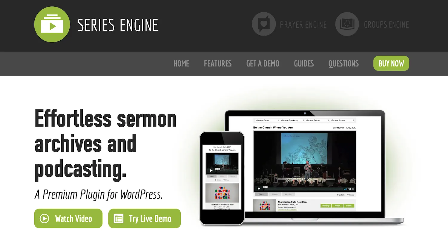 wordpress-plugins-for-church-givewp-series-engine-home